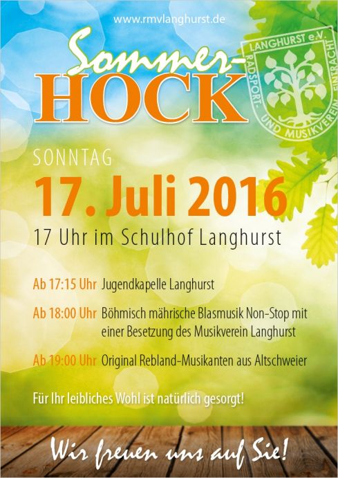 Sommerhock 2016